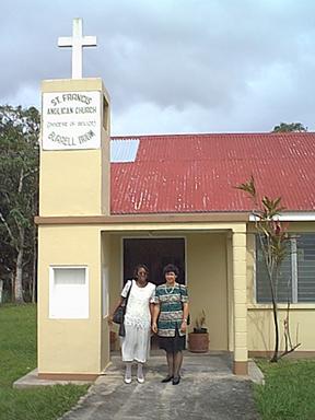 Mrs. Terrilyn Clark & Mrs. Kim Funez at Saint Francis