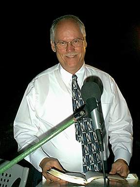 Rev. Phil Ross preaches