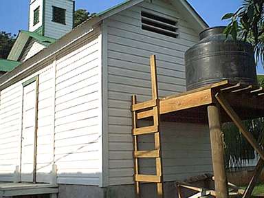 Church restrooms completed