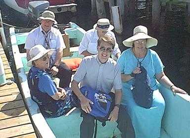 Out to the Cays for morning worship