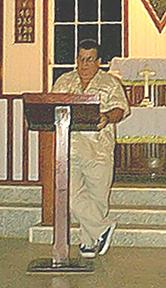Sam Feurtado speaks to Men's Fellowship