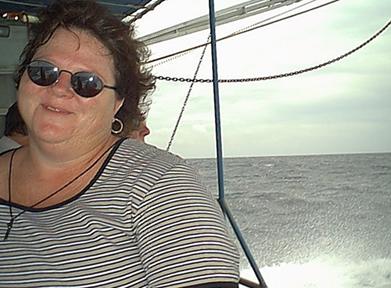 Karen on the ride back