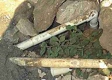 Connection to the city water main