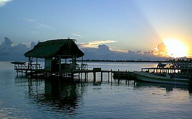 Sunset from the Mission House dock