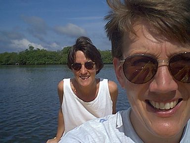 Out on the lagoon