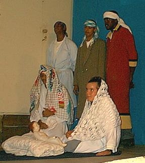 The manger scene